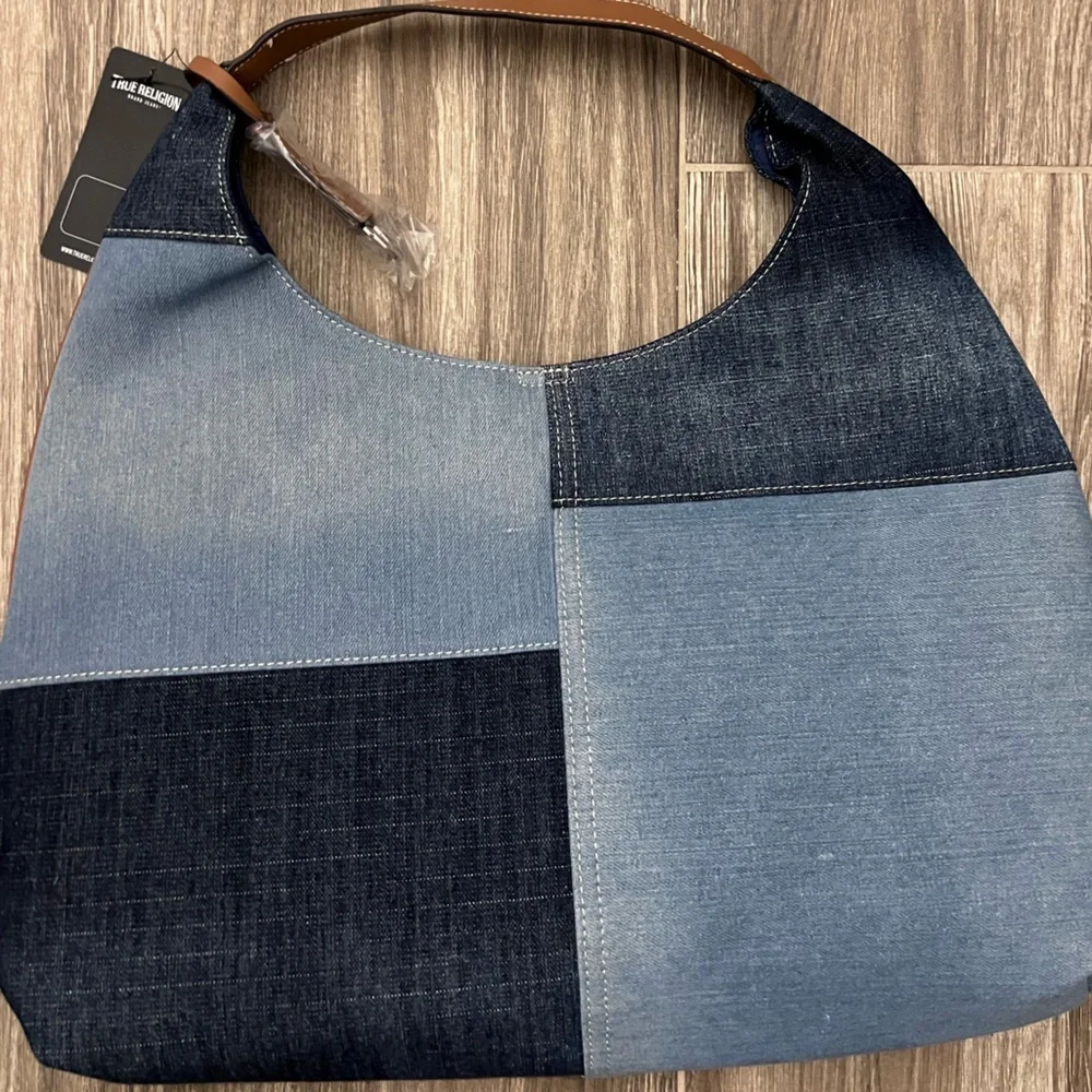 NEW True Religion Denim Hobo Handbag
